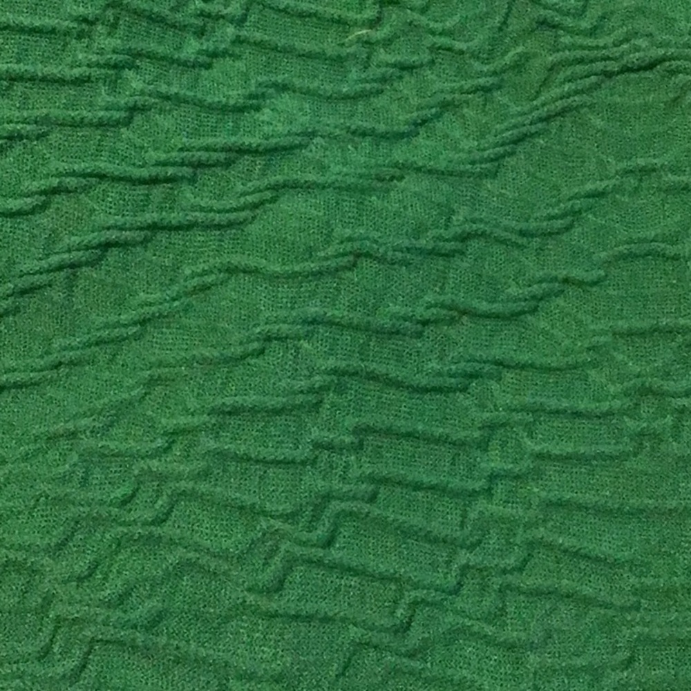 Calvin Klein Green Textured Sleeveless Lined Sheath Dress - Picture 9 of 9